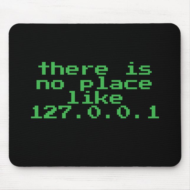 Alfombrilla De Ratón localhost (Frente)