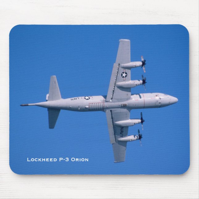 Alfombrilla De Ratón Lockheed P-3 Orión Mousepad (Frente)