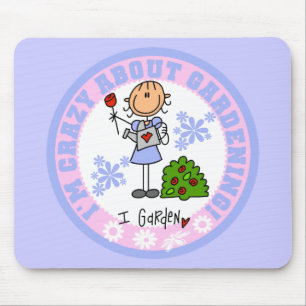 Alfombrilla De Ratón Loco por Mousepad que cultiva un huerto