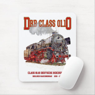 Alfombrilla De Ratón Locomotora de vapor DRB Clase 01.10. Deutsche Reic