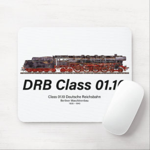 Alfombrilla De Ratón Locomotora de vapor DRB Clase 01.10 Deutsche Reich