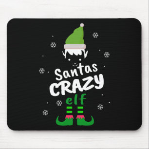 Alfombrilla De Ratón Locos Elf Santas Elf Funny Navidades Elf Mateo