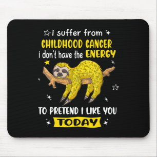 Alfombrilla De Ratón Locura Que Sufro Por Conciencia Sobre El Cáncer In
