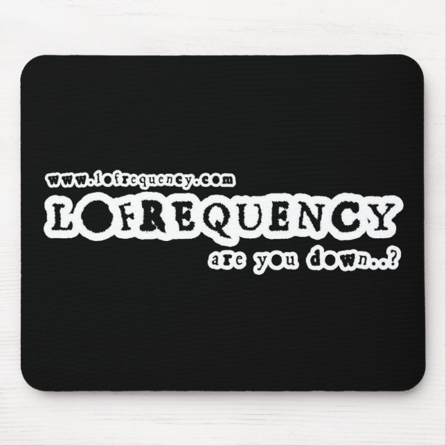 Alfombrilla De Ratón Lofrequency Logo2 Mousemat (Frente)