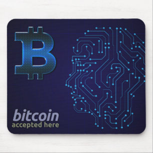 Alfombrilla De Ratón Logo de Bitcoin