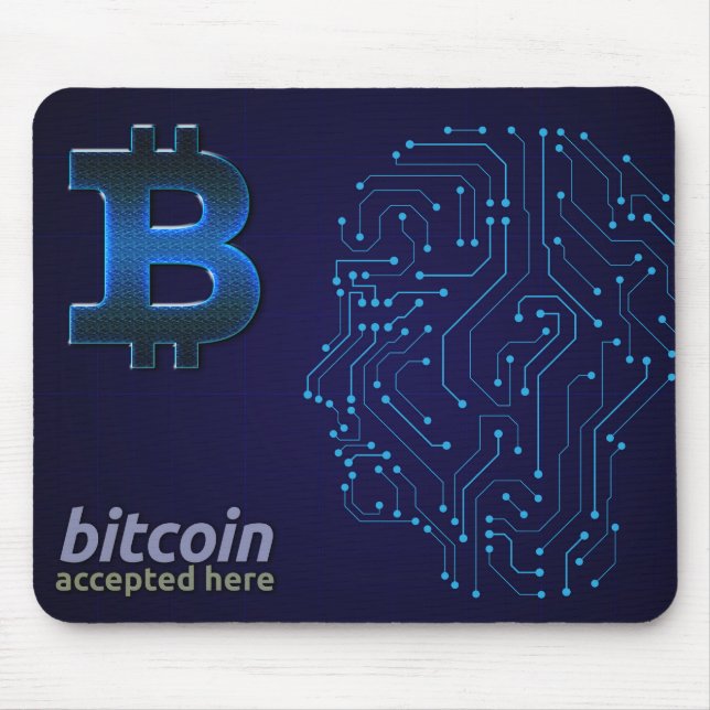 Alfombrilla De Ratón Logo de Bitcoin (Frente)