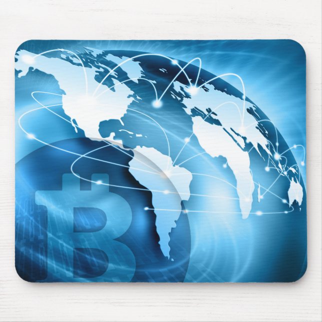 Alfombrilla De Ratón Logo de Bitcoin (Frente)