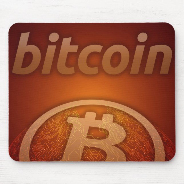 Alfombrilla De Ratón Logo de Bitcoin (Frente)