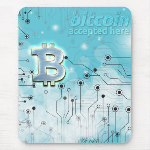 Alfombrilla De Ratón Logo de Bitcoin