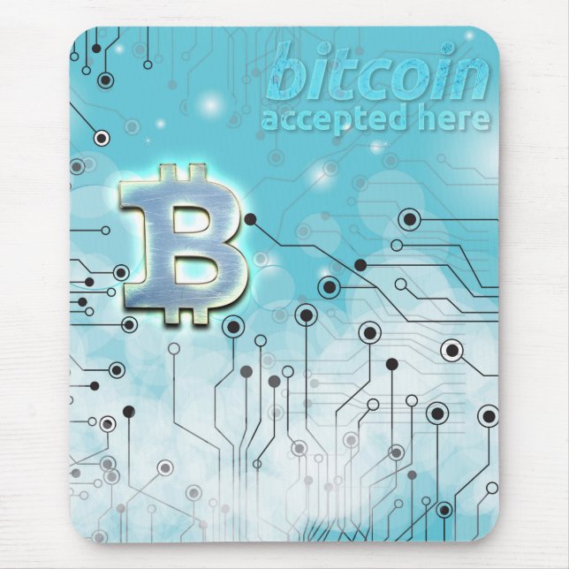Alfombrilla De Ratón Logo de Bitcoin (Frente)