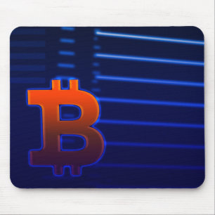 Alfombrilla De Ratón Logo de Bitcoin
