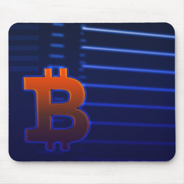 Alfombrilla De Ratón Logo de Bitcoin (Frente)