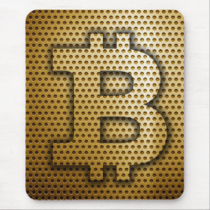 Alfombrilla De Ratón Logo de Bitcoin