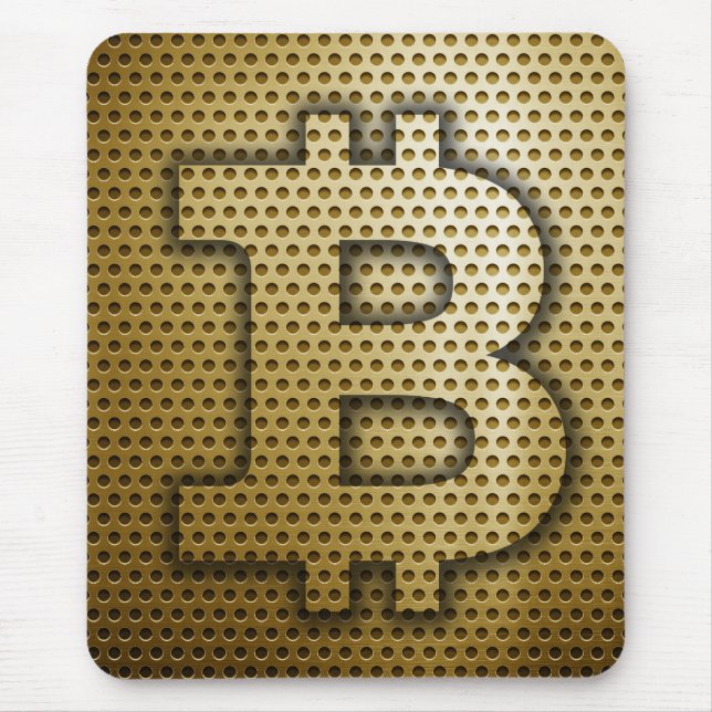 Alfombrilla De Ratón Logo de Bitcoin (Frente)