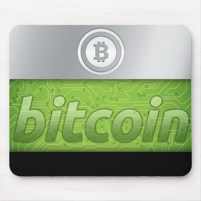 Alfombrilla De Ratón Logo de Bitcoin (Frente)
