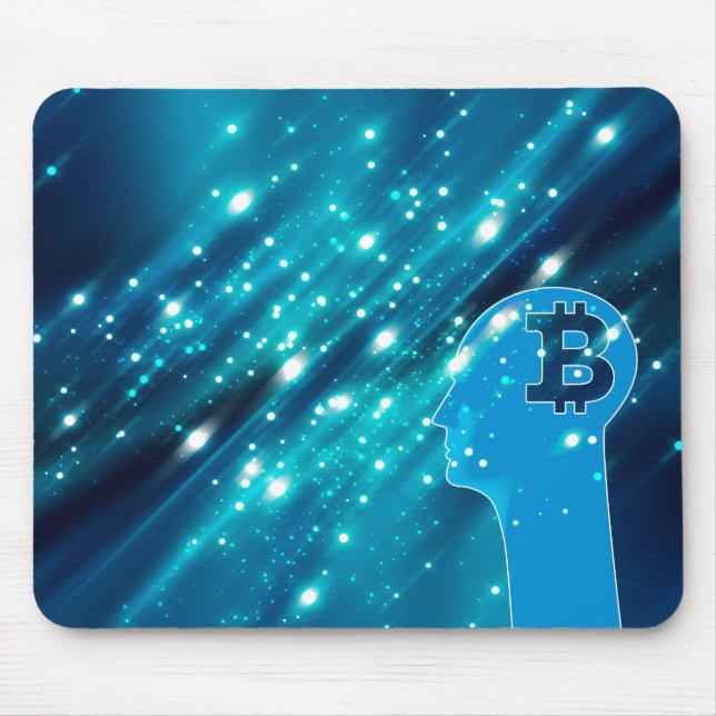 Alfombrilla De Ratón Logo de Bitcoin (Frente)