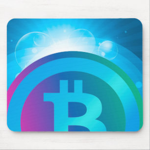 Alfombrilla De Ratón Logo de Bitcoin