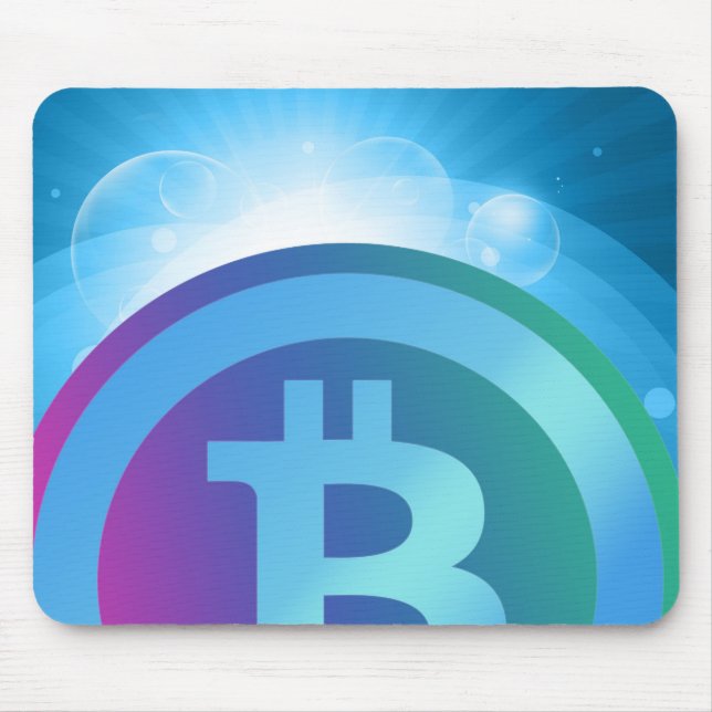 Alfombrilla De Ratón Logo de Bitcoin (Frente)