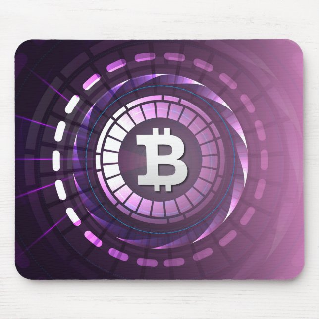 Alfombrilla De Ratón Logo de Bitcoin (Frente)