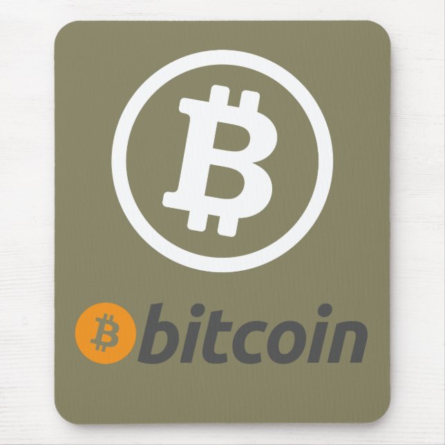 Alfombrilla De Ratón Logo de Bitcoin (Frente)