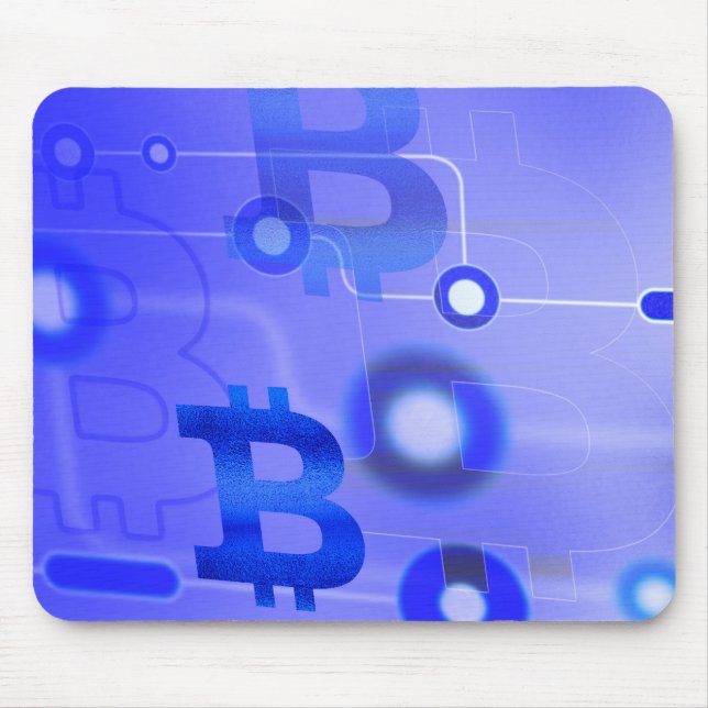 Alfombrilla De Ratón Logo de Bitcoin (Frente)
