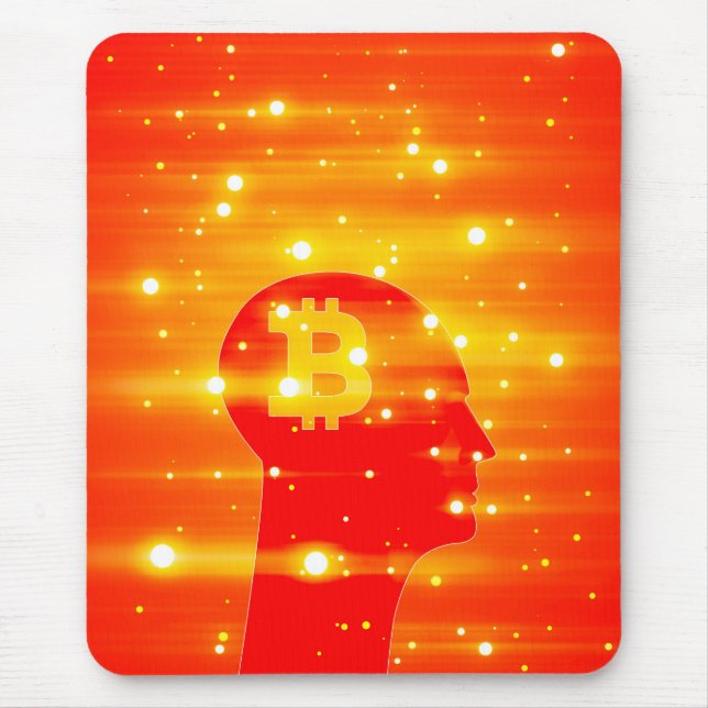 Alfombrilla De Ratón Logo de Bitcoin (Frente)