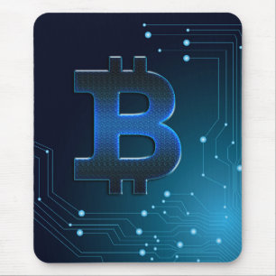 Alfombrilla De Ratón Logo de Bitcoin