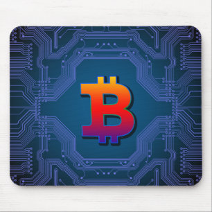 Alfombrilla De Ratón Logo de Bitcoin