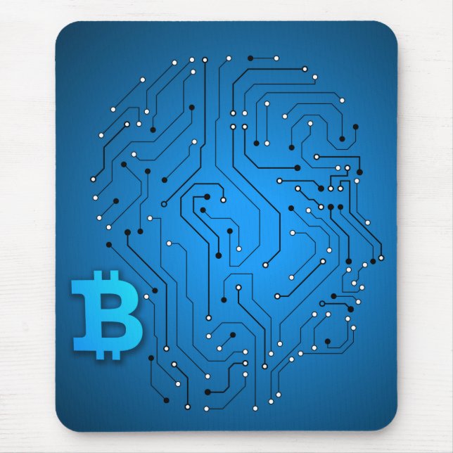 Alfombrilla De Ratón Logo de Bitcoin (Frente)