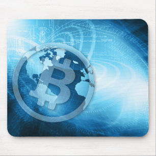Alfombrilla De Ratón Logo de Bitcoin