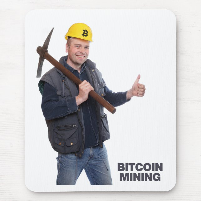 Alfombrilla De Ratón Logo de Bitcoin (Frente)