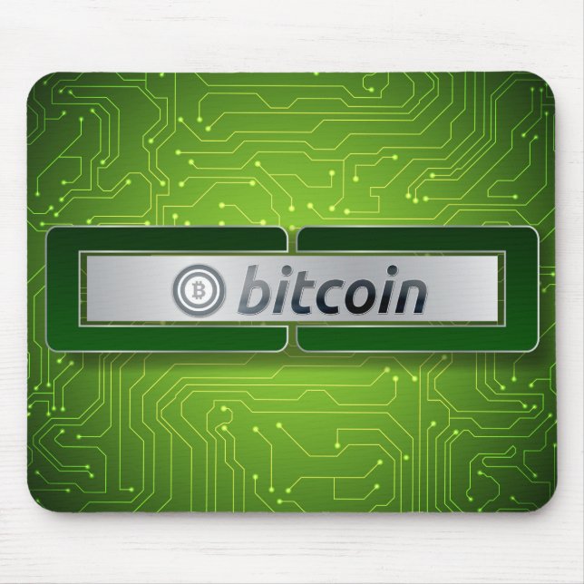 Alfombrilla De Ratón Logo de Bitcoin (Frente)