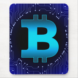 Alfombrilla De Ratón Logo de Bitcoin