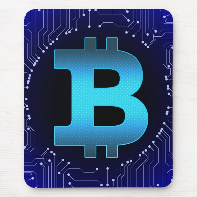 Alfombrilla De Ratón Logo de Bitcoin (Frente)