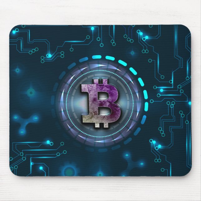 Alfombrilla De Ratón Logo de Bitcoin (Frente)