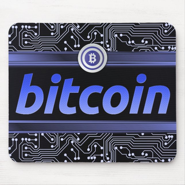 Alfombrilla De Ratón Logo de Bitcoin (Frente)