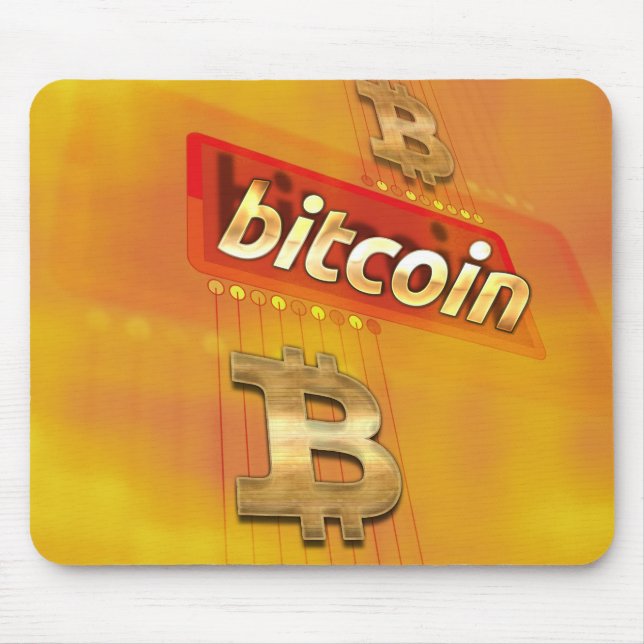 Alfombrilla De Ratón Logo de Bitcoin (Frente)