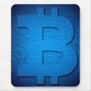 Alfombrilla De Ratón Logo de Bitcoin
