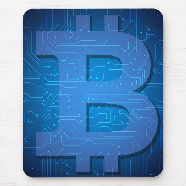 Alfombrilla De Ratón Logo de Bitcoin (Frente)