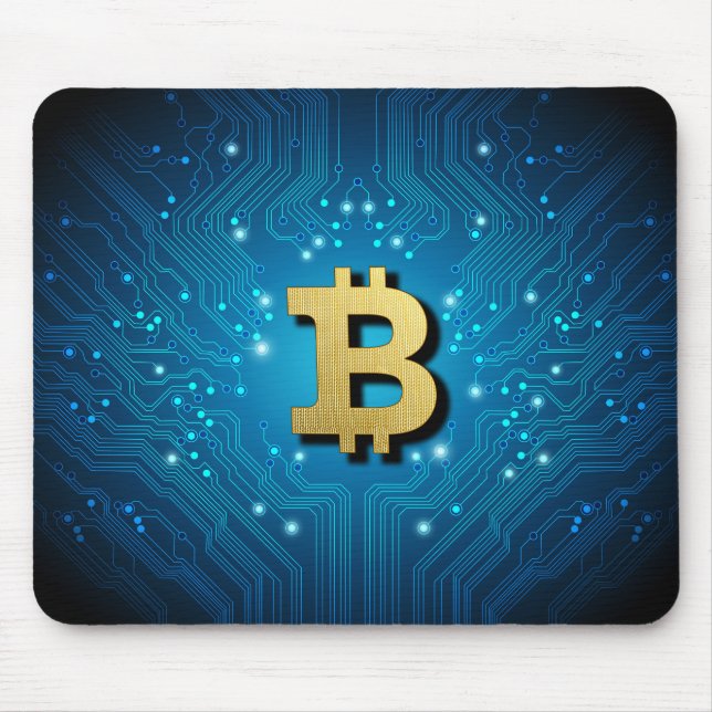 Alfombrilla De Ratón Logo de Bitcoin (Frente)