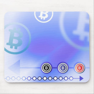 Alfombrilla De Ratón Logo de Bitcoin