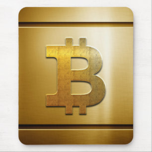 Alfombrilla De Ratón Logo de Bitcoin
