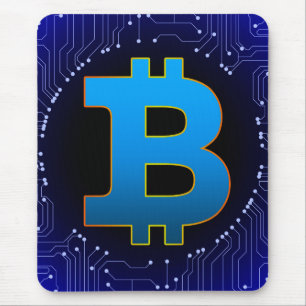 Alfombrilla De Ratón Logo de Bitcoin
