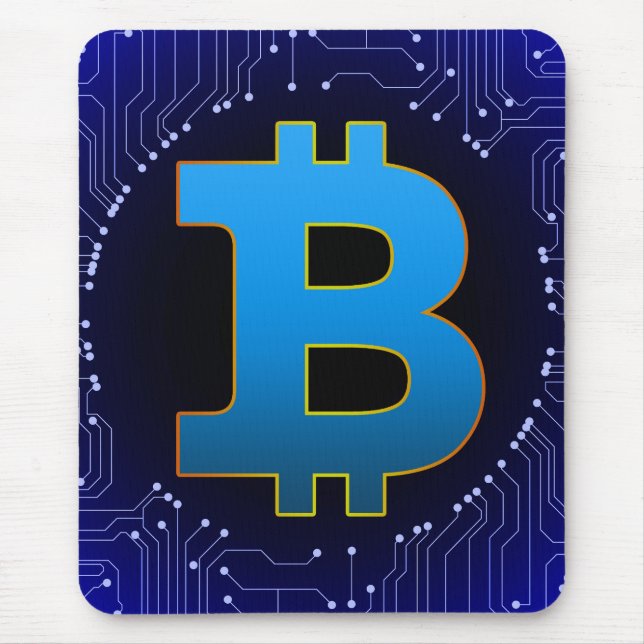 Alfombrilla De Ratón Logo de Bitcoin (Frente)