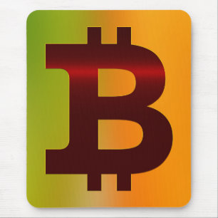 Alfombrilla De Ratón Logo de Bitcoin
