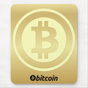Alfombrilla De Ratón Logo de Bitcoin