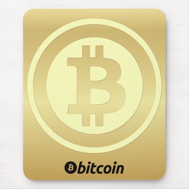 Alfombrilla De Ratón Logo de Bitcoin (Frente)