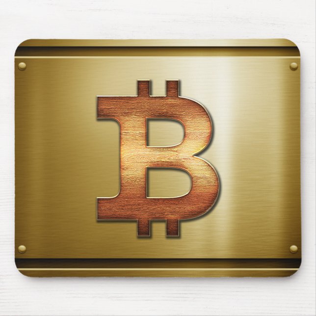 Alfombrilla De Ratón Logo de Bitcoin (Frente)