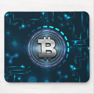 Alfombrilla De Ratón Logo de Bitcoin