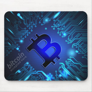 Alfombrilla De Ratón Logo de Bitcoin